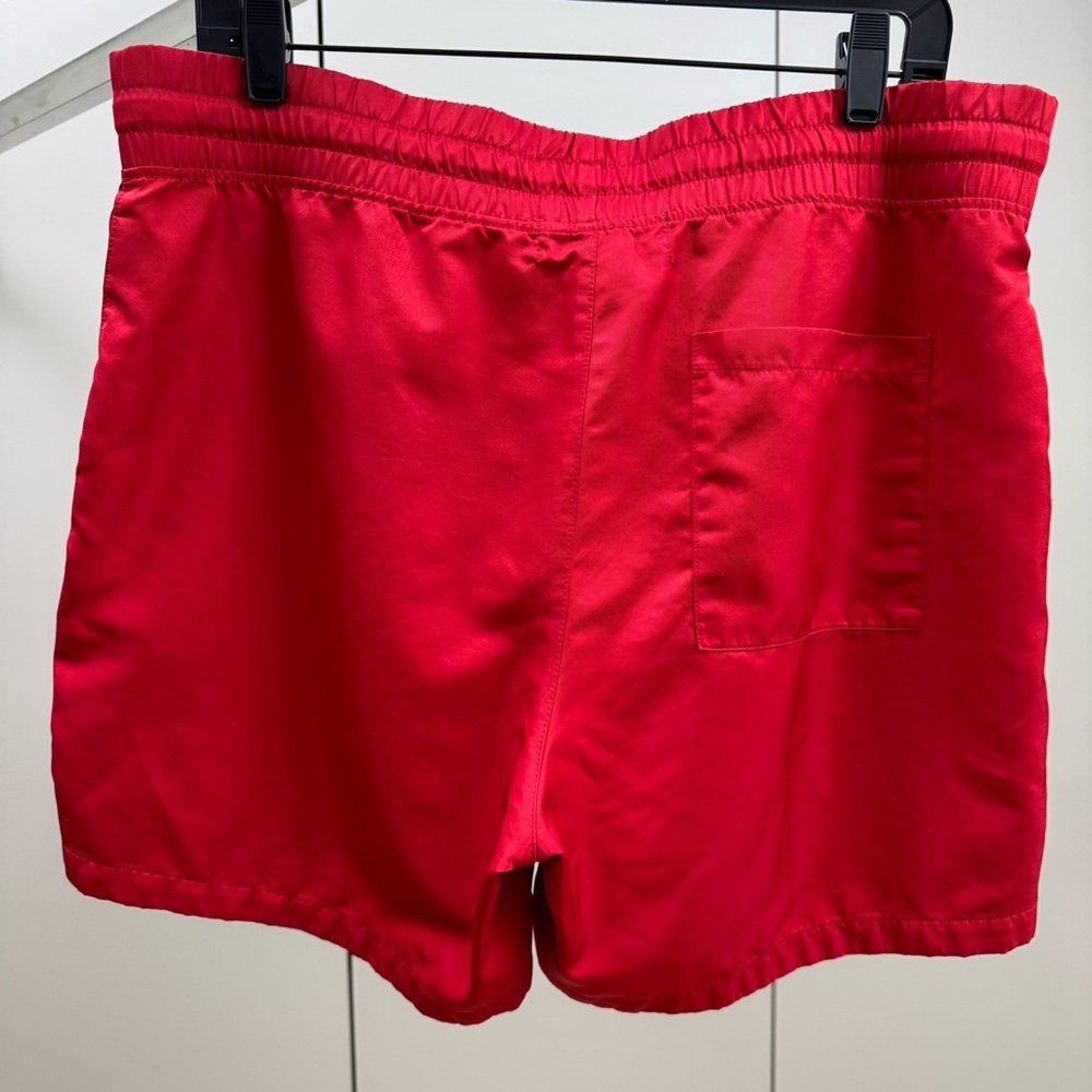 Forever 21 Men's Scarlet Red Swim Shorts - Picture 4 of 8
